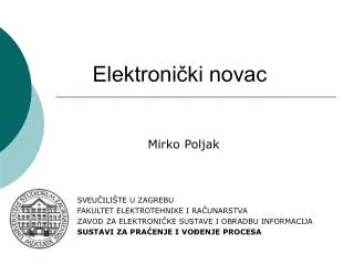elektroni ki novac