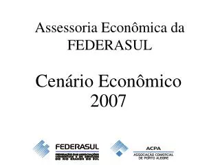 assessoria econ mica da federasul