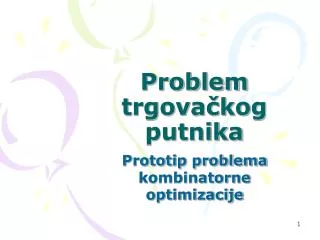 problem trgova kog putnika