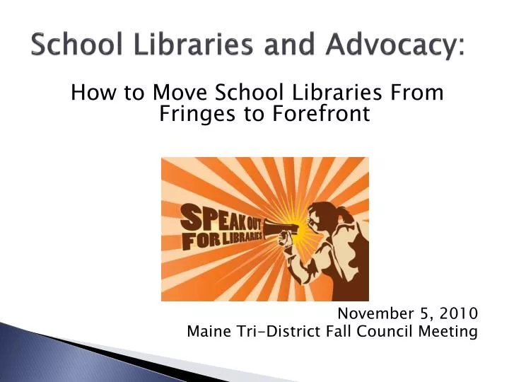school libraries and advocacy