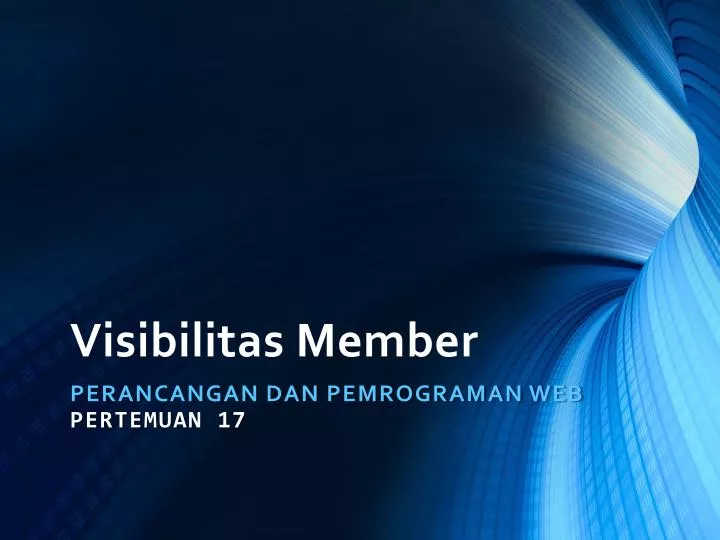 visibilitas member