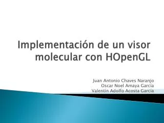implementaci n de un visor molecular con hopengl