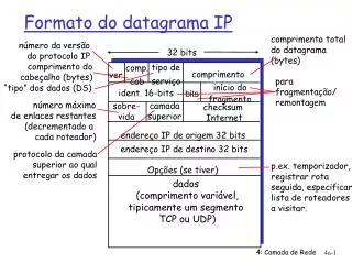 formato do datagrama ip