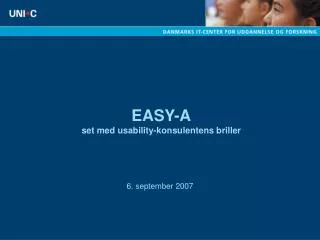 easy a set med usability konsulentens briller