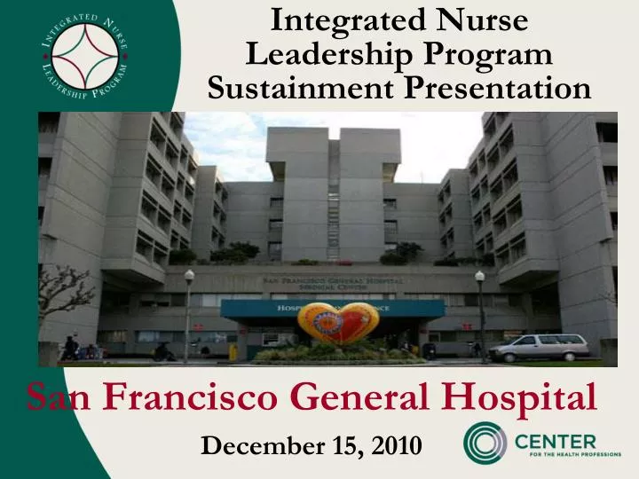 integrated nurse leadership program sustainment presentation