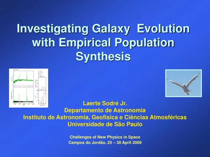 investigating galaxy evolution with empirical population synthesis