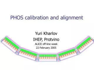 PHOS calibration and alignment