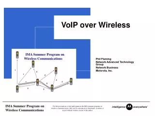 VoIP over Wireless