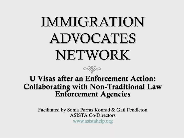 immigration advocates network