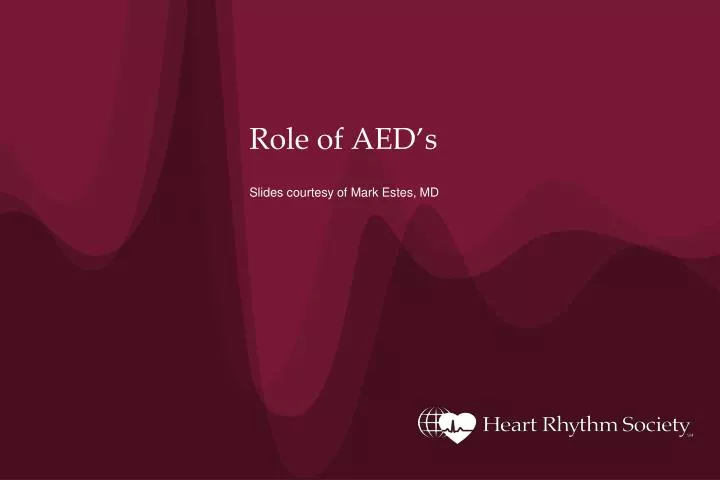 role of aed s