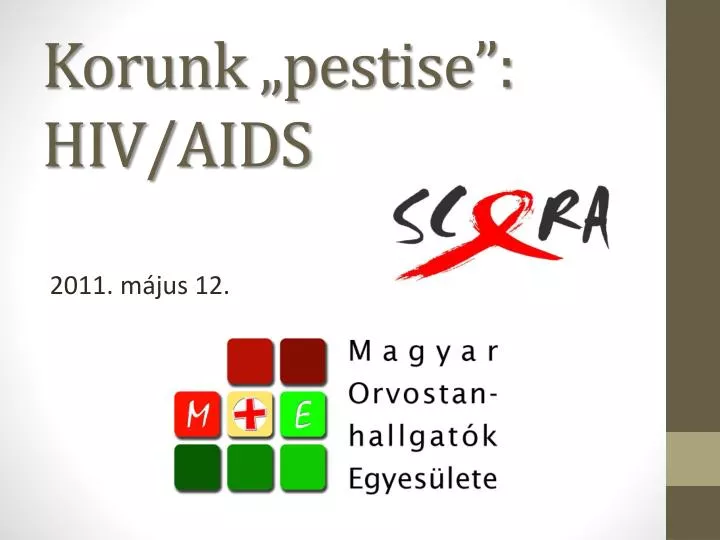 korunk pestise hiv aids