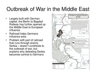 Outbreak of War in the Middle East