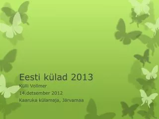 eesti k lad 2013