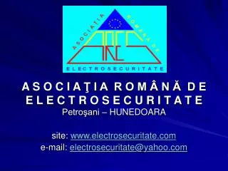 a s o c i a i a r o m n d e e l e c t r o s e c u r i t a t e