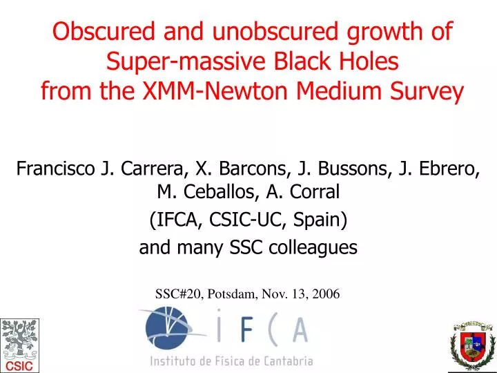 obscured and unobscured growth of super massive black holes from the xmm newton medium survey