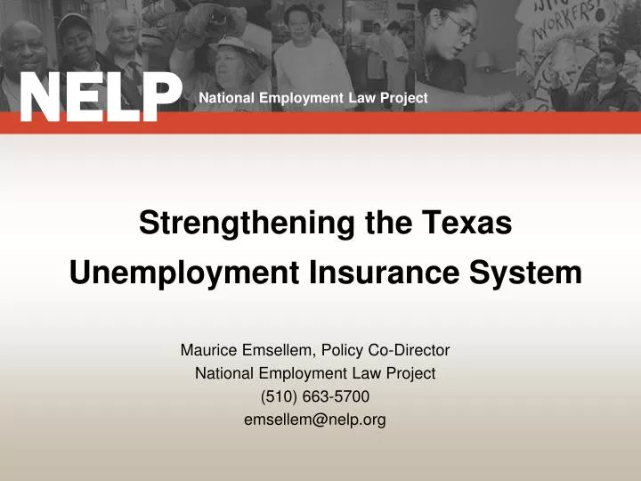 strengthening the texas unemployment insurance system