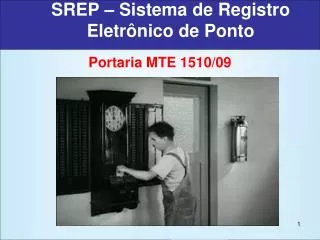 srep sistema de registro eletr nico de ponto