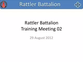 Rattler Battalion Training Meeting 02