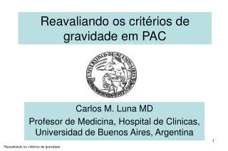 Carlos M. Luna MD