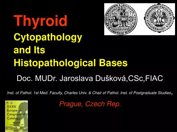 thyroid cytopathology and its histopathological bases