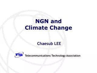 NGN and Climate Change