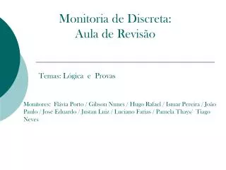 monitoria de discreta aula de revis o