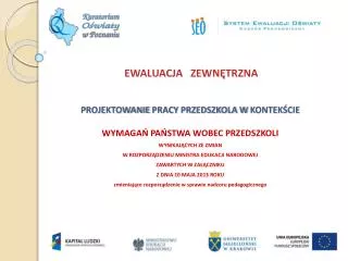 ewaluacja zewn trzna