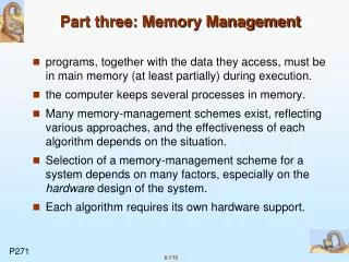 part three memory management