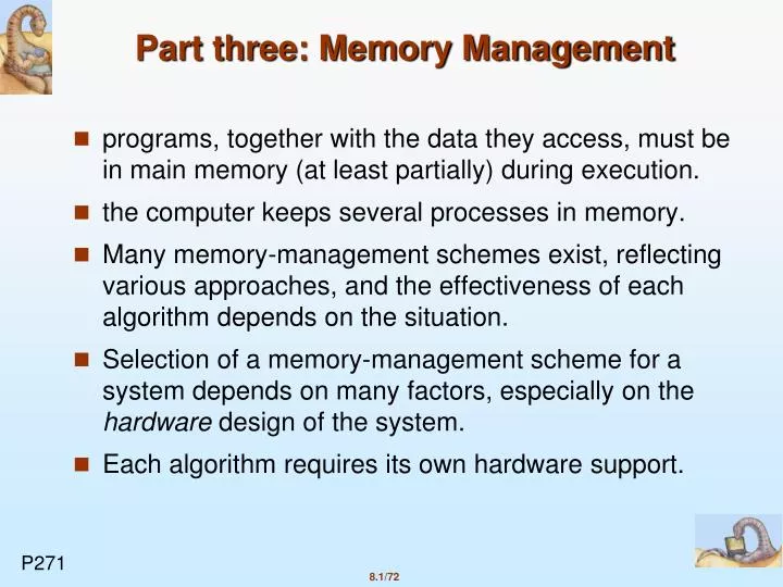 part three memory management