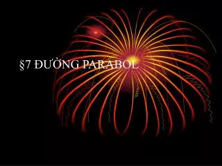 7 ng parabol
