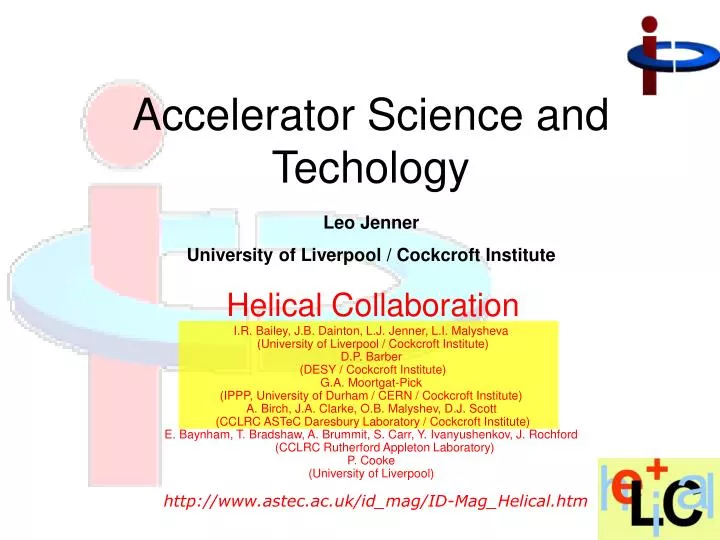 accelerator science and techology