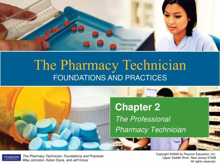 PPT - Chapter 2 The Professional Pharmacy Technician PowerPoint ...