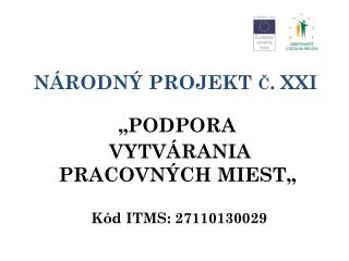 n rodn projekt xxi