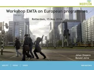 Workshop EMTA on European programmes