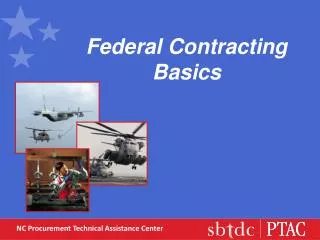 Federal Contracting Basics