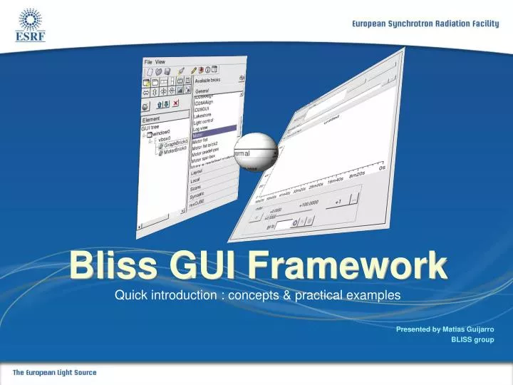 bliss gui framework quick introduction concepts practical examples