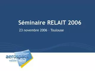 s minaire relait 2006