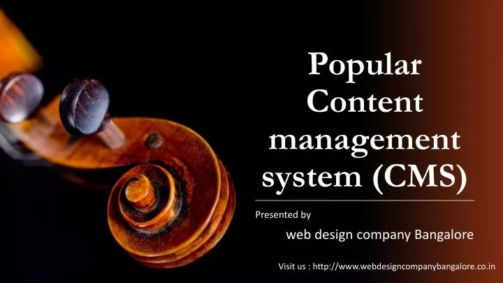 popular content management system cms