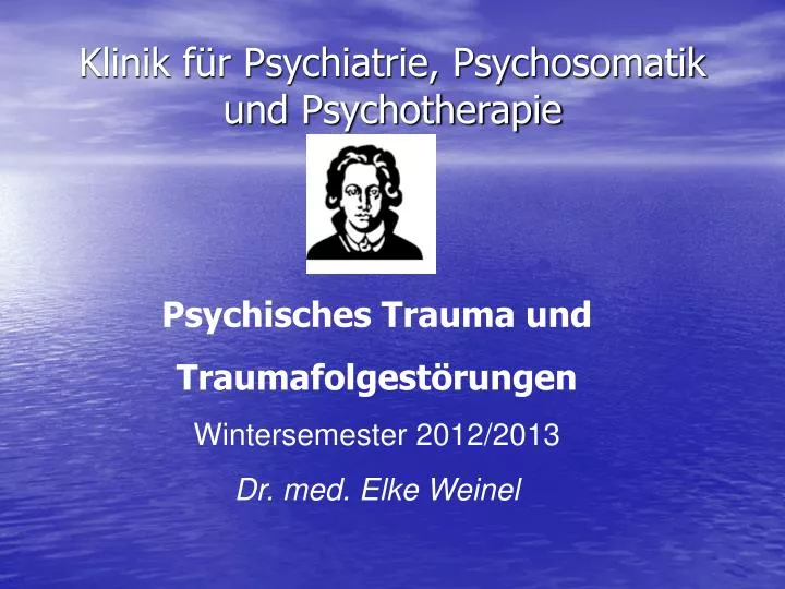 klinik f r psychiatrie psychosomatik und psychotherapie