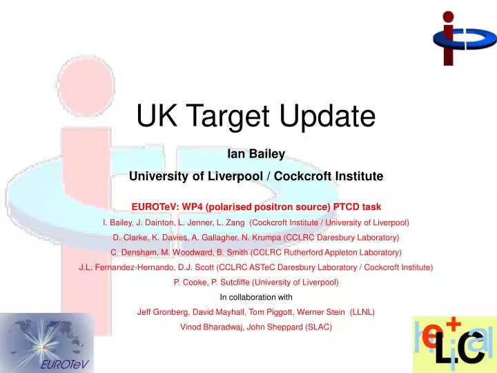 uk target update