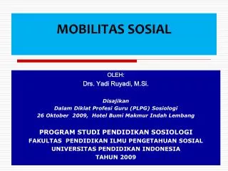 mobilitas sosial