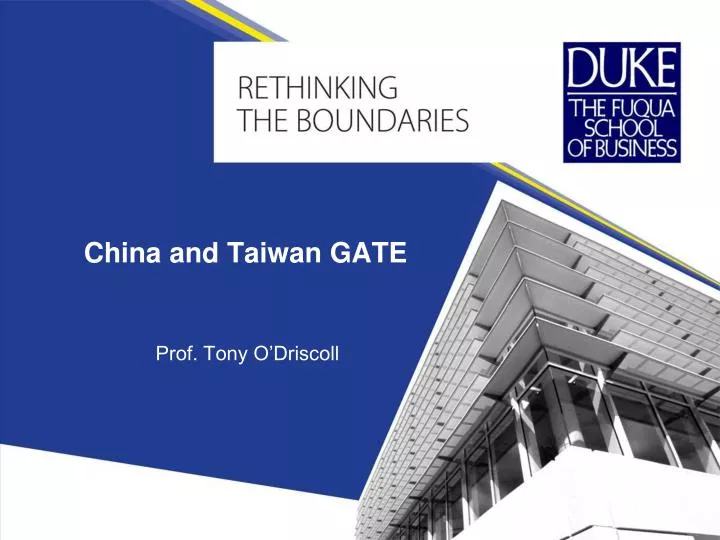 china and taiwan gate