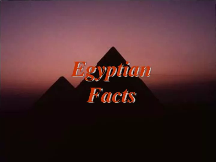 egyptian facts