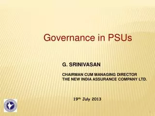 Governance in PSUs