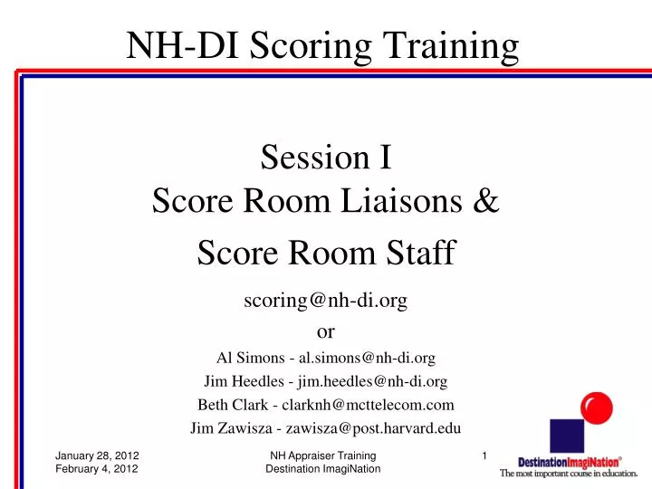 nh di scoring training