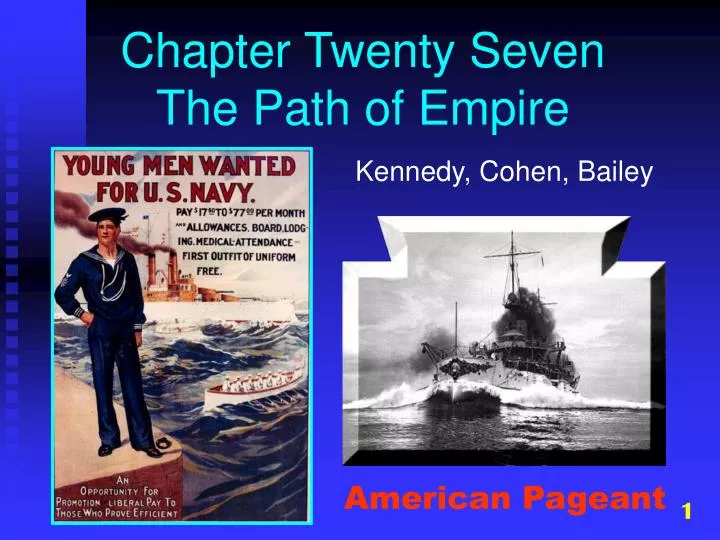 chapter twenty seven the path of empire