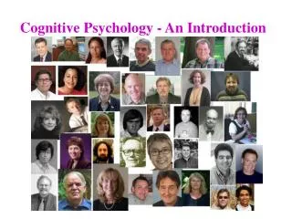 Cognitive Psychology - An Introduction