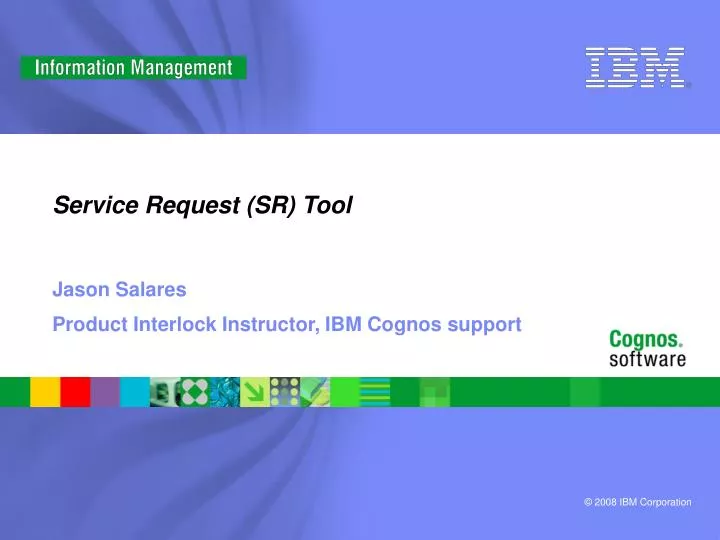 service request sr tool