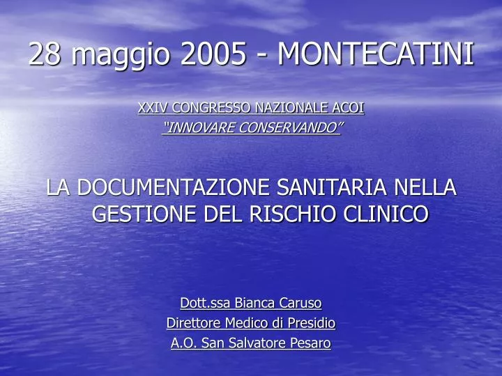 28 maggio 2005 montecatini