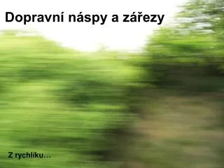 dopravn n spy a z ezy